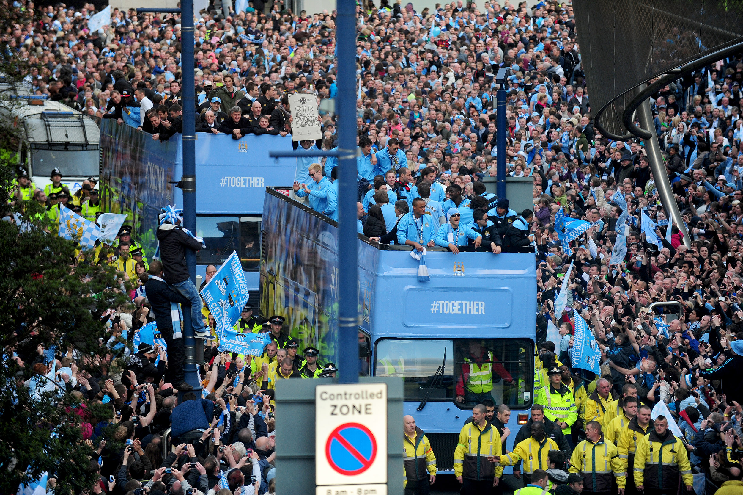 Photograph of Manchester City Winning Parade, Press Photographer Jon Parker Lee , Sport